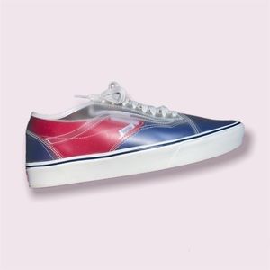 Vans ComfyCush Slip-Skool 'True Navy Red' Mens Sneakers
